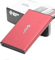 "MasterStor" USB 3.0 itin greitas nešiojamasis kietasis diskas Išorinis kietasis diskas 2,5 colio SATA išorinis kietasis diskas Nešiojamojo kompiuterio kietasis diskas 160GB raudonos spalvos