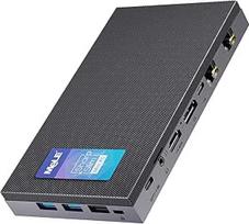 "MeLE Quieter DL" mini kompiuteris be ventiliatoriaus - dvigubas LAN 2,5G, N100, 16GB RAM, 512GB atminties. Mini kompiuteris su dviguba HDMI ir 1x pilnavertė USB-C jungtis. Idealiai tinka biurui, daiktų internetui, pramonei ir verslui