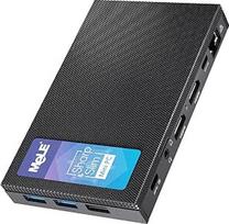 "MeLE" mini kompiuteris be ventiliatoriaus itin tylus "Quieter4C" N150-8GB atminties 128GB - kompaktiškas kompiuteris su funkcine USB-C ir dvigubu HDM