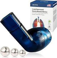 "MillSTEPS OPEP Breathing Trainer" kvėpavimo treniruoklis gleivių šalinimo prietaisas, skirtas plaučių talpai didinti ir natūraliam gleivių šalinimui iš kvėpavimo takų