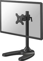 "Newstar" pakreipiamas, pasukamas ir pasukamas stalinis stovas 10-30 colių monitoriaus ekranui, reguliuojamo aukščio - juodas