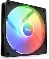 "NZXT F140 RGB Core" - 140 mm centre montuojamas RGB ventiliatorius - 8 individualiai valdomi šviesos diodai - pusiau skaidrios ventiliatoriaus mentės - hidrodinaminis guolis - PWM valdymas - CAM programinė įranga - juoda