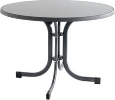 "Paco" sulankstomas stalas Matinis antracitas Skersmuo 100 cm