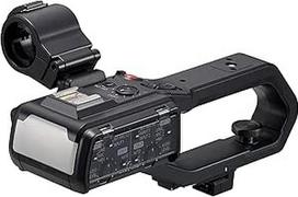"Panasonic" VW-HU1E-K vaizdo kameros rankena su dviem XLR jungtimis, LED vaizdo apšvietimas, lengva naudoti, juoda