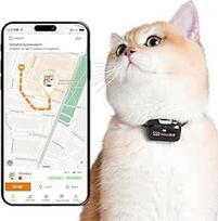 "Pawfit Lite" kačių 4G GPS seklys, itin kompaktiškas