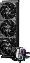 "PCCOOLER" AIO aušintuvas su skysčiu - 3 ventiliatorių "F5 R120" pakuotė - 360 mm aušinimo skysčiu sistema, suderinama su AM4, AM5, "Intel LGA 1700/1851/20XX" vandens aušintuvu (DS360 Pro Digital BK)
