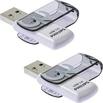 "Philips Vivid Edition Super Speed 3.0" USB atmintinė USB atmintinė 2X 32GB su pasukamu dangteliu, skirta kompiuteriui, nešiojamajam kompiuteriui, kompiuterio duomenų saugojimui, skaitymo greitis iki 100MB/s