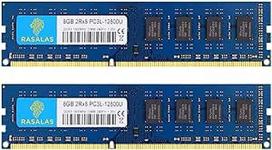 "Rasalas PC3-12800U" 16GB rinkinys DDR3 1600MHz (2x8GB) DDR3L 12800U RAM 2Rx8 DDR3L-1600 Udimm CL11 1.35V stalinių kompiuterių atmintis