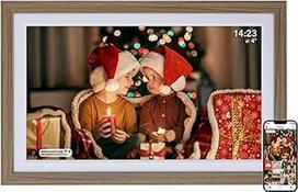 "Rollei Smart Frame WiFi 212" skaitmeninis nuotraukų rėmelis 21,5 colio "Frameo" skaitmeninis nuotraukų rėmelis 1920 x 1080 IPS jutiklinis ekranas 32GB atminties Medžio efekto ąžuolo skaitmeninis nuotraukų rėmelis Skaitmeninis elektroninis nuotraukų rėme