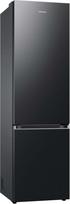 "Samsung" RB38C607AB1/EF šaldytuvas su šaldikliu, 203 cm, 387 L, šaldiklis su dirbtiniu intelektu, "Wifi" ir dirbtinio intelekto energijos režimas, "Humidity Fresh+", "Space Max" technologija, "No Frost+", "Premium" juodas plienas