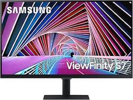 "Samsung" UHD monitorius S27A704NWU, 27 colių, VA skydelis, 4K UHD skiriamoji geba, atsako laikas 5 ms, atnaujinimo dažnis 60 Hz, nemirga, akių taupymo režimas, juodas