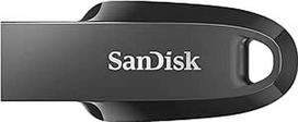 "SanDisk Ultra Curve 3.2" 128GB "Flash" diskas (iki 100MB/s skaitymo greitis, "RescuePRO Deluxe" programinė įranga, raktų pakabukas), juodas