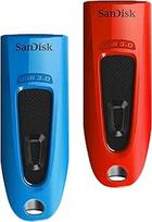 "SanDisk Ultra" 32GB USB atmintinė USB 3.0 iki 130MB/s - 2 vnt.