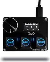 "SayoDevice" O3C OSU greito atleidimo klaviatūra Hall Switch Magnetinis linijinis jungiklis Ekrano klaviatūra Copy Paste Shotcut Macro Hotswap Mini klaviatūra