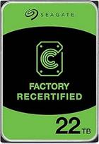 "Seagate Exos X22" 22 TB vidinis kietasis diskas - gamykloje sertifikuotas - 3,5 colio SATA 6Gb/s 512MB, ST22000NM000C (restauruotas)