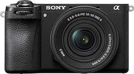 "Sony Alpha 6700" sisteminis fotoaparatas (APS-C) su 16-50 mm II objektyvu - automatinis fokusavimas su dirbtiniu intelektu, 5 ašių stabilizavimas, 4K 120p vaizdo įrašas, jutiklinis ekranas, idealiai tinka vaizdo tinklaraščiams ir nuotraukoms