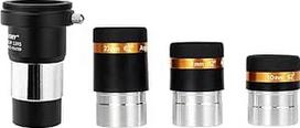 "Svbony Teleskop Okular Set mit Barlowlinsen 2x, Planeten Okular Set 4mm 10mm 23mm 62° Weitwinkel Okulare und Metall Barlow, 1,25 zoll FMC für die Deep Sky Beobachtung von Mond und Planeten