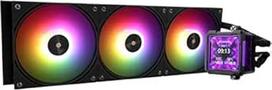 "Thermalright FW PRO 360 ARGB Black" 360 mm AIO procesoriaus aušintuvas, 2,73 colių IPS LCD ekranas su 320 x 320 raiška, skirtas AM4/AM5/Intel LGA1700/1851/115X/1200