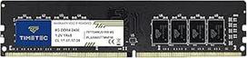 "Timetec Premium" 8GB DDR4 2400MHz PC4-19200 Non-ECC Unbuffered 1.2V CL17 1Rx8 Single Rank 288 Pin UDIMM stalinių kompiuterių atminties atnaujinimas RAM (8GB)