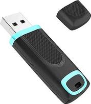 "Vansuny" didelės spartos 128GB USB 3.0 atmintinė su LED indikatoriumi, skirta asmeniniam kompiuteriui / nešiojamajam kompiuteriui / automobilio garso aparatūrai / išmaniajam televizoriui (128GB, žydra)