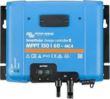 "Victron Energy SmartSolar MPPT MC4 150V 60 Amperų 12/24/36/48 V saulės įkrovos valdiklis (Bluetooth)