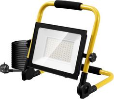 "Viugreum" LED statybinis prožektorius 100 W, 6500 K LED prožektorius statybvietėje, IP65 vandeniui atspari LED darbo šviesa su reguliuojamu mygtuku, 3 m laidas, "Schuko" kištukas, 10 000 LM, skirtas dirbtuvėms, techninei priežiūrai arba