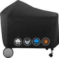 "Weber 7152 Performer Deluxe" 22 colių medžio anglių kepsninėms skirta kepsninės danga, atspari vandeniui, atspari išblukimui, 48 "D x 25,5 "Š x 39,7 "V
