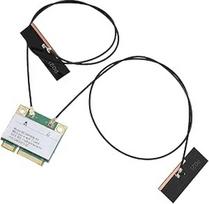 "WiFi 7" belaidžio ryšio kortelė, dviejų dažnių 802.11ax Micro PCI-E "WiFi" tinklo adapteris, BT5.4 2.4GHz 574Mbps 5GHz 2.4Gbps 6GHz 5800Mbps 10/11 kompiuterių nešiojamiesiems kompiuteriams (su antena)