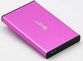 (MasterStor) 250GB išorinis kietasis diskas USB 3.0 itin greitas 2,5 colio SATA nešiojamųjų kompiuterių kietasis diskas Nešiojamasis kietasis diskas rožinis