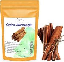 1 kg Ceilono cinamono lazdelių, aukštos kokybės Ceilono cinamono lazdelės (10 cm ilgio), Cinnamomum Verum, intensyvaus aromato ir skonio, 100 % natūralios, grynos ir be priedų Tazarin Ltd