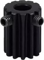 1 Modulis Ritzel 1M 10T 11T 12T 13T Bohrung 4 5 6,35 7 8 mm 45# Stahl Stirnrad Getriebezubehör Motorteile(6.35mm,1pc 12 dantų)