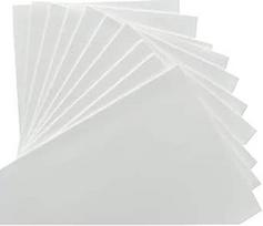 10 Stück selbstklebende EVA-Schaumstoffplatten - 35 x 50 cm weißer Bastelschaum, Dicke 1-10 mm for DIY-Projekte und den Heimgebrauch(35cmx50cmx5mm)