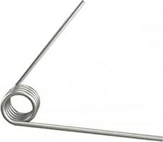 10 Stück V-förmige Haarnadel-Torsionsfeder aus Edelstahl - 0,8 mm Draht, 10 mm Außendurchmesser, Größen 45-270°(0.8x10mm 3 Turns 60°)