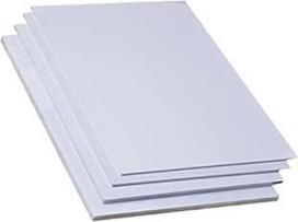 10 vnt. pakuočių šviesiosios Schaumstoffplatten - Kernplatten aus Polystyrolschaum for Heimwerkerarbeiten, Schulprojekte und Beschilderungen(300x400x5mm)