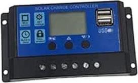 10a Solar Charge Controller Für Solarpanels Intelligenter Regler Mit Usb-anschlüssen Lcd-display Mit Hintergrundbeleleuchtung Für Zuhause Und