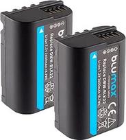 2 x "Blumax" baterija, suderinama su "Panasonic" DMW-BLK22 | 2600 mAh - DMW-BLK22E, skirta "Lumix DC" - G9 II / GH5 II GH6 GH7 / S5 II-X / DC-S9 DC-S9 II S9 II