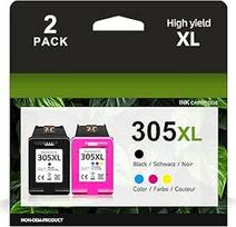 305 XL kasetės suderinamos su HP 305 spausdintuvo originaliomis, 305 juodomis ir spalvotomis kasetėmis, skirtomis HP Deskjet 2820e 2810e 2800e 4220e 4200 2710 2700 Envy 6000 6032e 6020 6030 6400 6400 6420 6