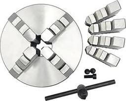 38 mm suklio skylė WM210 tekinimo staklės 125 mm skersmens 3 ir 4 žandikaulių savaime susikertančių jungčių griebtuvas (4 žandikauliai)