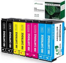 405XL daugkartinė pakuotė, skirta "Epson 405 XL" spausdintuvo kasetėms, suderinama su "Epson Workforce Pro WF-3820 WF-3825 WF-4820 WF-4825 WF-4830 WF-7830 WF-7835 WF-7840 (2 juodos, 2 žydros, 2 purpurinės, 2 geltonos)