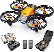 4DRC V8 Mini Drohne mit 720P HD Kamera für Kinder , RC Quadrocopter Fernbedienung und Handsteuerung,Höhenhaltung,Start/Landung mit einem Knopf, 3D Flips,Stunt Flug für Anfänger