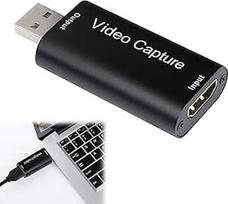 4K HDMI auf USB, HDMI Capture Card 2.0 Videoaufnahmekarte, HD-MI auf USB 2.0 USB auf HDMI Adapter, für Live-Übertragungen, Konferenzräume, Videos