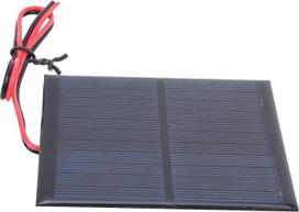 5 mini saulės baterijų pakuotė, polistireninio silicio maitinimo plokštės modulis 30 cm raudonos ir juodos spalvos laidas DC 5,5 V 160 mA Saulės energijos plokštė, skirta saulės energijai Mini saulės baterijos "pasidaryk pats" elektrinės 90 80 mm