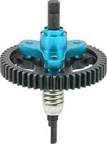 52T stabilus diferencialas -Slipper -Kupplung Upgrade -Teile Schrägstrich 2WD 1/10 RC -Auto (Blau)