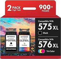 575 576 XL TS3550i kasetės: Suderinama su Canon Pixma TS3550i TR4750i TR4755i TS3551i TS3750i TS3751i TR4756i TS3752 i TS350 0 TR4700