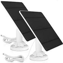 5W Solarpanel für Überwachungskamera Aussen Akku, 5V Solarmodul