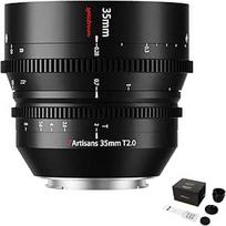 7artisans 35mm T2.0 kino objektyvas "Full Frame" didelės diafragmos objektyvas, skirtas "Sony E-Mount