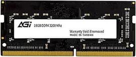 AGI SD138 16GB DDR4 RAM 3200MHz CL22 atminties modulis 260 Pin Non-ECC SO-DIMM, suderinamas su nešiojamaisiais kompiuteriais / nešiojamaisiais kompiuteriais