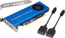 AMD Radeon PRO WX 3100 4GB GDDR5 profesionali vaizdo plokštė - 512 branduolių, 1219MHz, 128Bit, 96GB/s, PCIe 3.0, 65W, vieno lizdo, žemo profilio, 1x DP 1.4a ir 2x mDP 1.4a