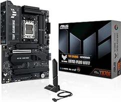 ASUS TUF Gaming X870E-PLUS WIFI7 Pagrindinė plokštė Socket AMD AM5 (ATX, DDR5, PCIe 5.0, 4x M.2, "WiFi 7", "Aura Sync", "AI Cooling II", PCIe lizdas Q-Release Slim, BIOS Flashback)