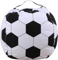Chiyyak Minkštas žaislas sandėliavimo Bean Bag sporto kamuolius minkštas Bean Bag padengti futbolo / tinklinio / beisbolo saugojimo krepšys vaikams pliušiniai žaislai 18 colių